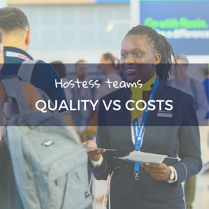 Springevents professional hostess teams costs VS quality